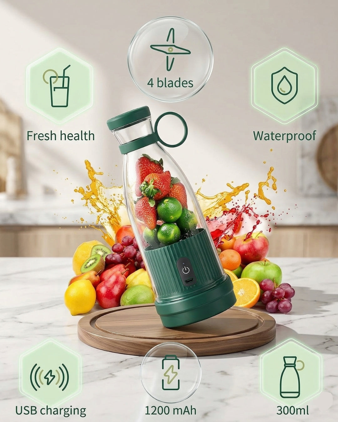 Traverl Portable Mini Juice Blender
